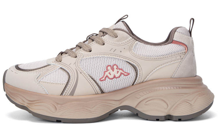 Kappa Slip Resistant Abrasion Resistant Low top Running Shoes Women's Gray Khaki