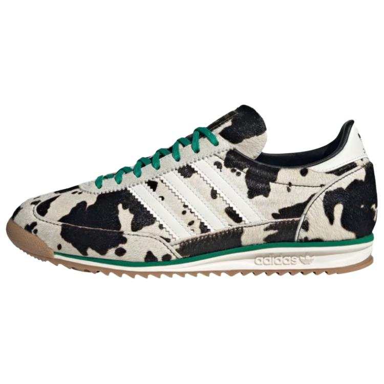 Adidas Originals SL 72 OG Classic And Versatile Running Shoes Unisex Black White Green