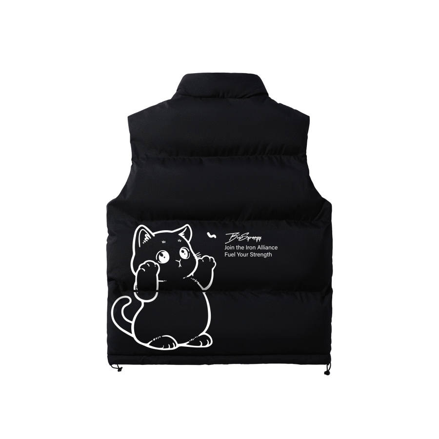 MUSCLETECH MUSCLETECH Vests Unisex Stand Collar Thickened
