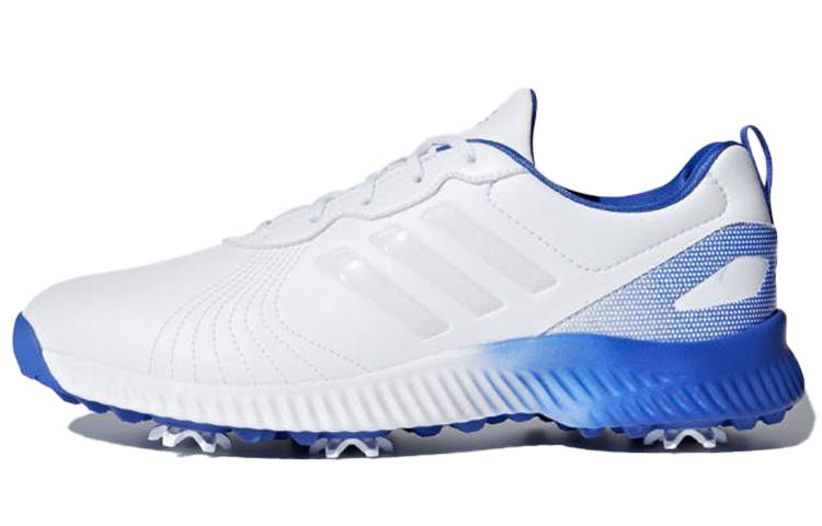 Adidas Adidas Response Bounce GOLF Lace Up Cushioning Slip Resistant Abrasion Resistant Low top Golf Shoes Women's White Blue