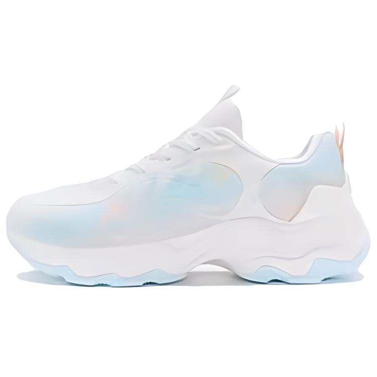 XTEP Manchester Dance Cushioning, Wear Resistant Low top Running Shoes Women's White Blue Pink