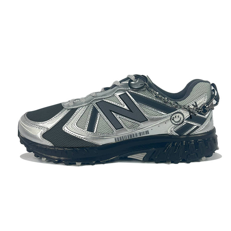 New Balance New Balance NB 410 Slip Resistant, Abrasion Resistant, Breathable Low top Casual Running Shoes Unisex Silver Black