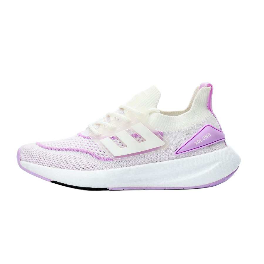 XIDELONG Cushioning Breathable Lightweight Low top Casual Running Shoes Men's White Purple