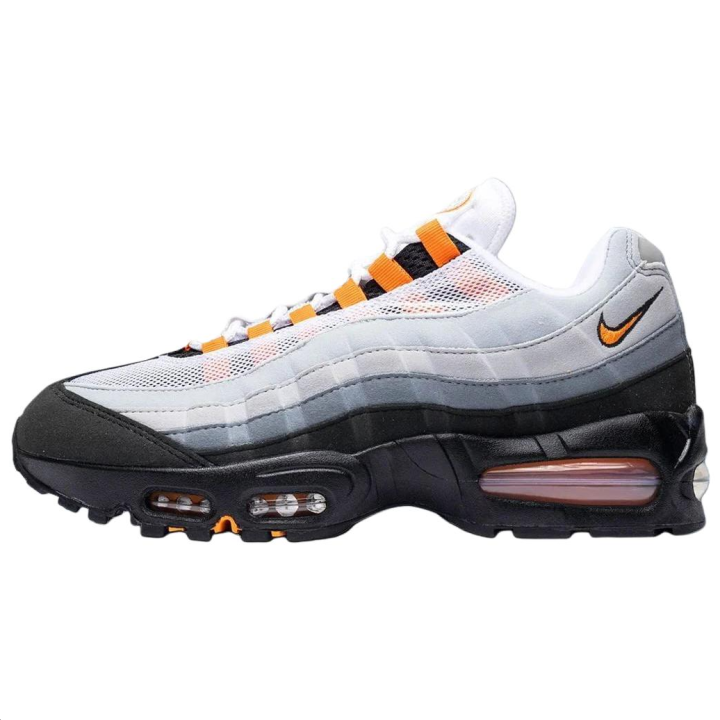 Nike Nike Air Max 95 Low top Running Shoes Men's Gray Black Orange