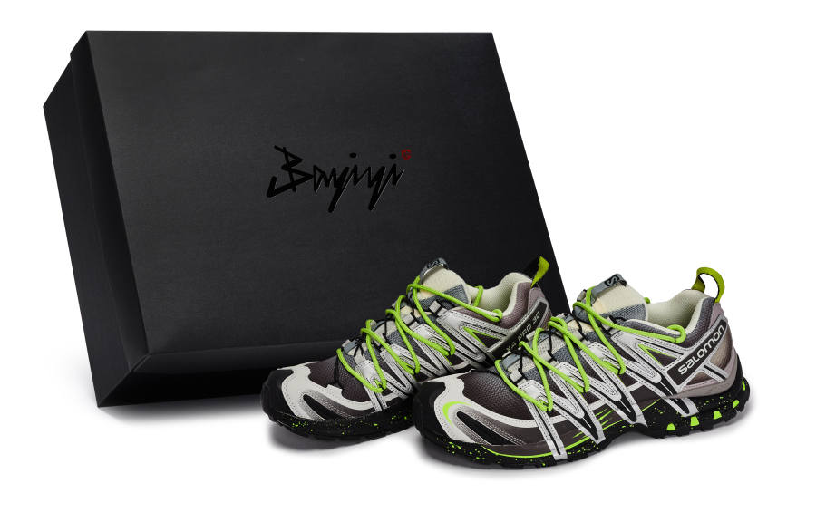 SALOMON XA PRO 3D Abrasion Resistant Abrasion Resistant Low top Running Shoes Unisex Dusty Green