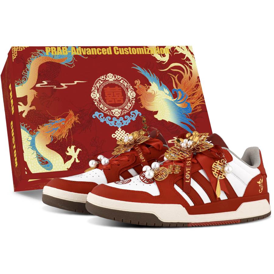 Adidas Neo Entrap Thermal Cushioning Abrasion Resistant Balance Low top Skateboard Shoes Unisex Red Gold