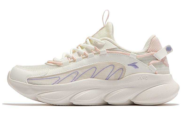 361° Comfortable Abrasion Resistant Breathable Abrasion Resistant Breathable Low top Running Shoes Women's White Pink