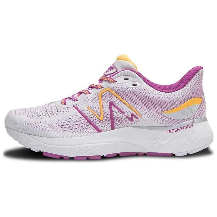 New Balance New Balance NB Fresh Foam 880 Cushioning, Wear Resistant Low top Running Shoes Men's White Purple
