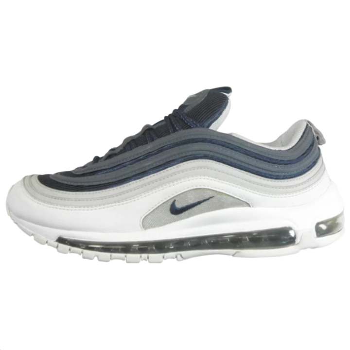 Nike Nike Air Max 97 Cushioning, Wear Resistant Low top Running Shoes Unisex White