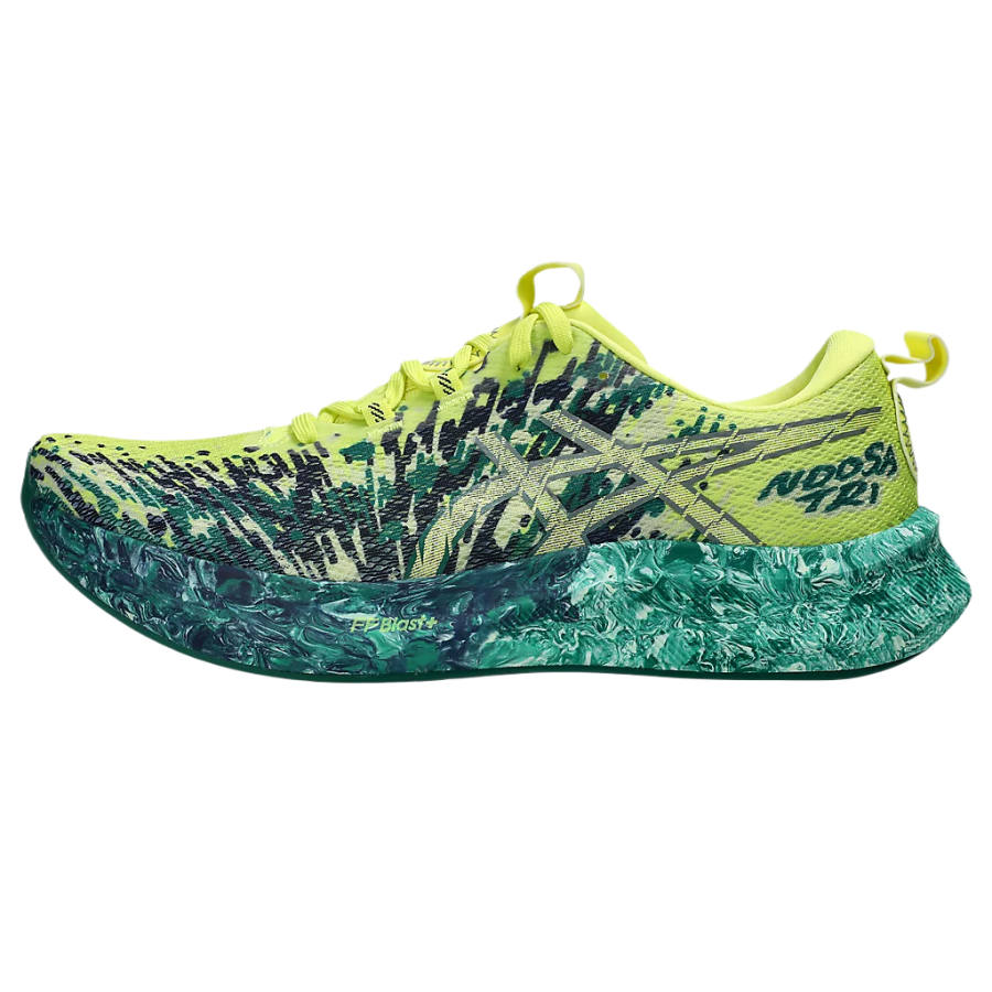 ASICS NOOSA TRI 16 Abrasion Resistant Abrasion Resistant Low top Running Shoes Men's Lime Green
