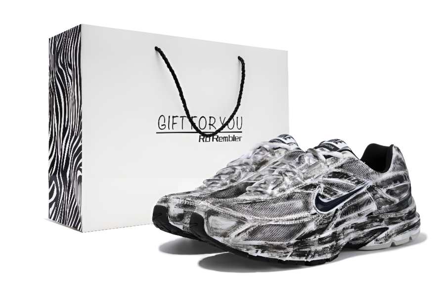 Nike Nike Initiator Abrasion Resistant Low top Running Shoes Unisex Black Silver