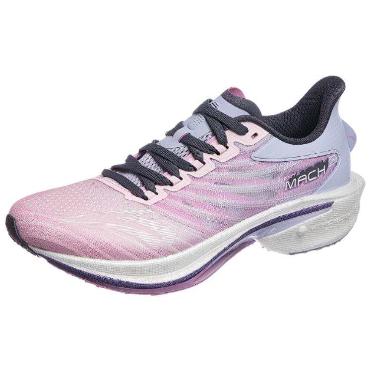Anta MACH 4.0 Low top Nitrogen Technology Training Racing Running Shoes Women's Pink Purple Black