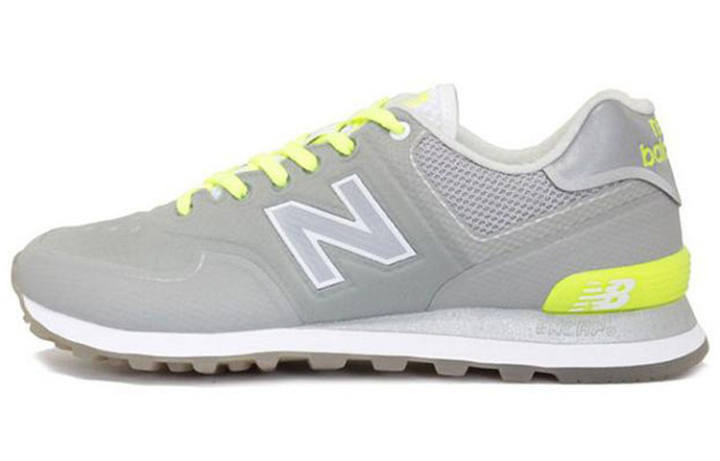 New Balance New Balance NB 574 Comfortable Textile, Artificial Leather Low top Running Shoes Unisex Mist Gray