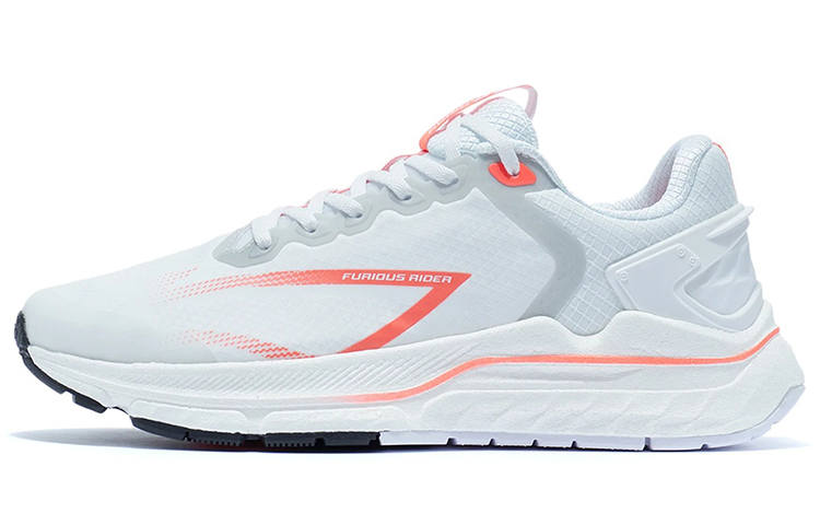 Li-Ning Li Ning BOOM Technology Fabric Cushioning Slip Resistant Abrasion Resistant Low top 䨻 Running Shoes Men's White