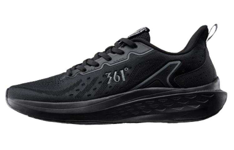361° Cushioning Abrasion Resistant Cushioning, Wear Resistant Low top Running Shoes Men's Black