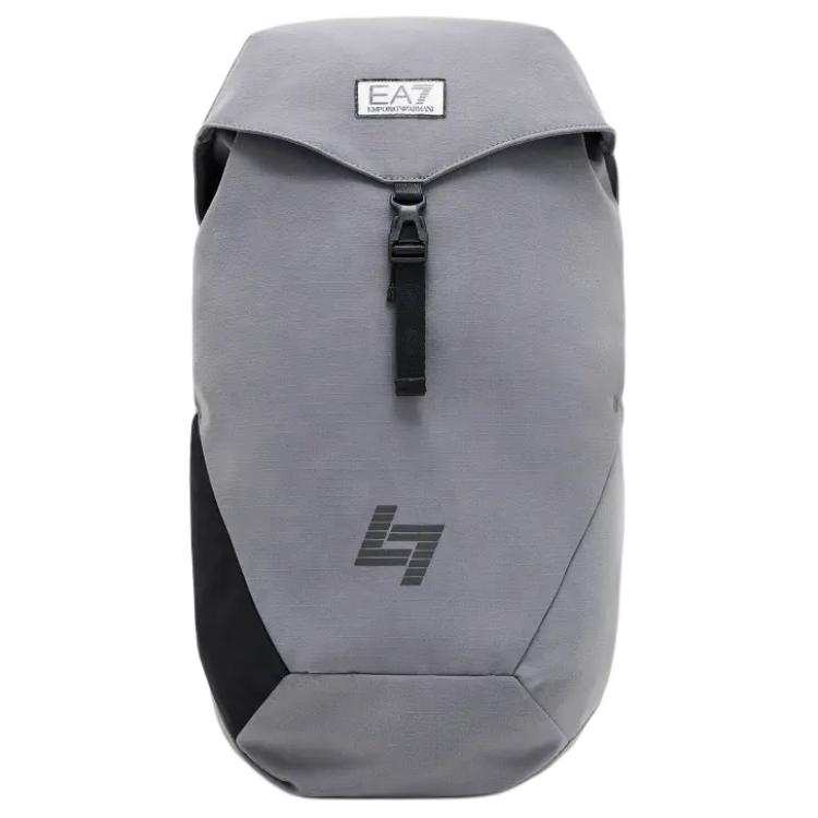 EMPORIO ARMANI Polyester Backpack Unisex Smoke Gray