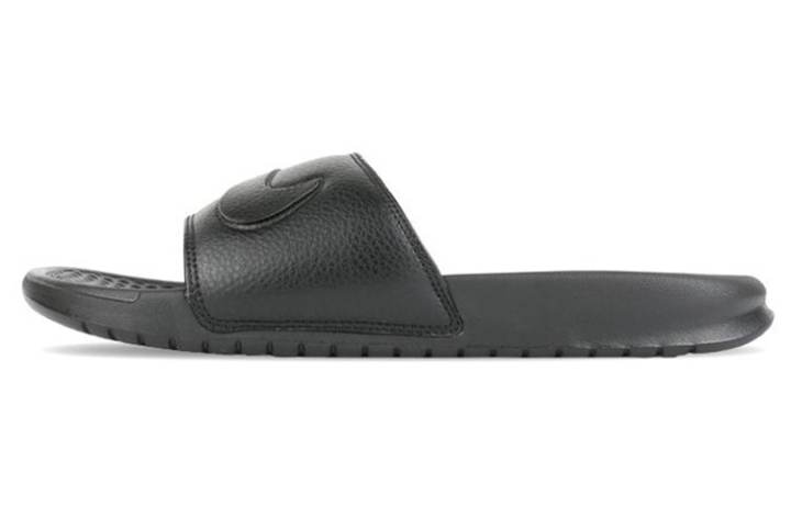 Nike Nike Benassi JDI Rubber Sole Slip Resistant Slip Resistant Slide Slippers Men's Dark Gray