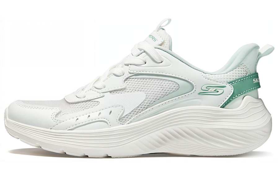 Skechers Fabric Breathable Lightweight Breathable And Lightweight Low top Casual Running Shoes Women's Mint