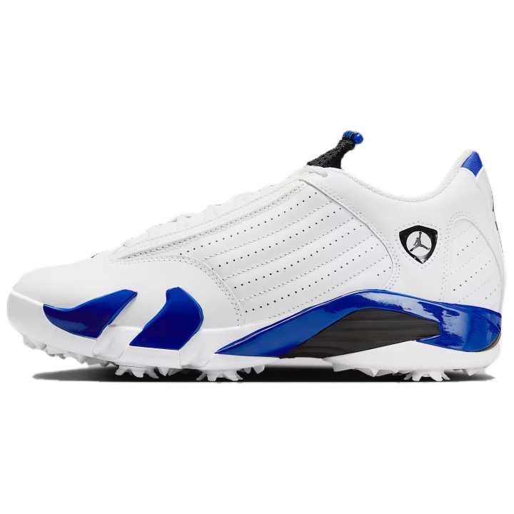 Jordan Jordan Air Jordan 14 Abrasion Resistant Low top Golf Shoes Men's Blue White