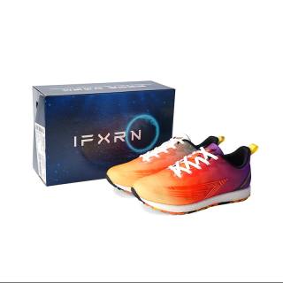 IFXRN VOIT x IFXRN Running Shoes Unisex Left Orange Red Blue/Right Yellow Red Purple
