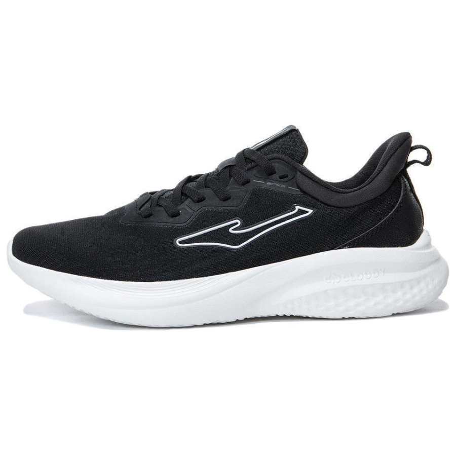Erke Fashion Trend Cushioning Breathable Low top Running Shoes Men's Jet Black