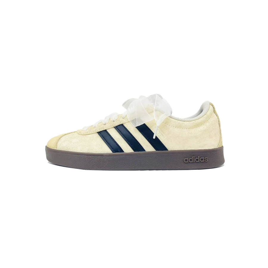 Adidas Adidas VL COURT 2.0 Low top Skateboard Shoes Unisex Beige Yellow, White