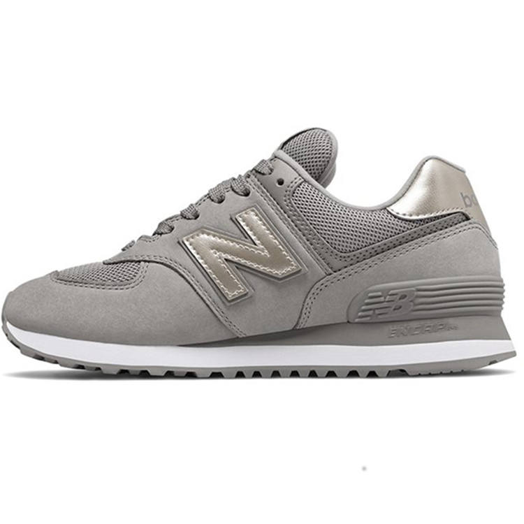 New Balance New Balance NB 574 Comfortable Textile, Synthetic Leather Low top Running Shoes Women's Concrete Gray