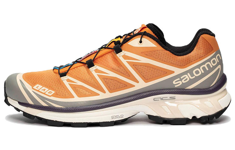 SALOMON XT 6 Fabric Cushioning Slip Resistant Abrasion Resistant Low top Casual Trail Running Training City Commuting