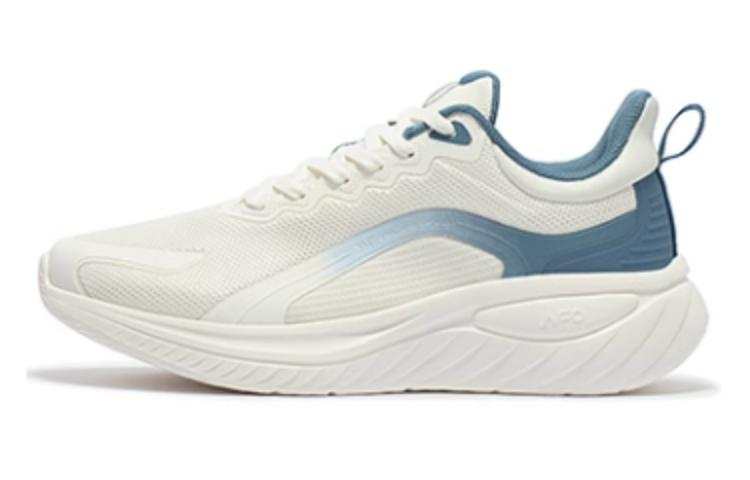 361° Abrasion Resistant Breathable Low top Running Shoes Men's White Blue