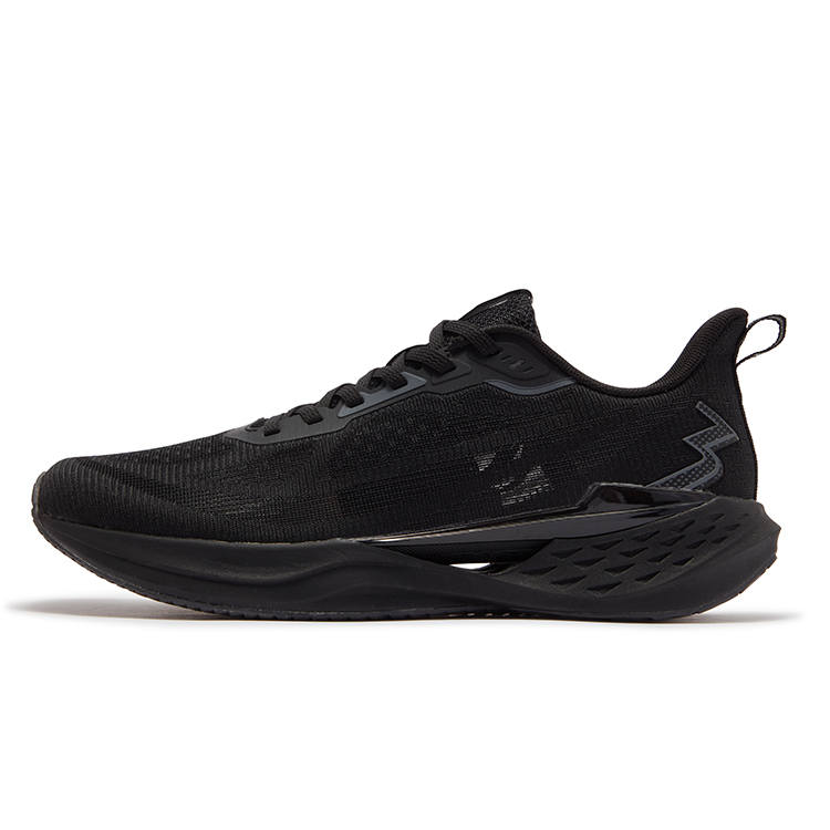 361° Flying Fish 4.0 Slip Resistant, Abrasion Resistant, Breathable Low top Casual Running Shoes Men's Obsidian Black