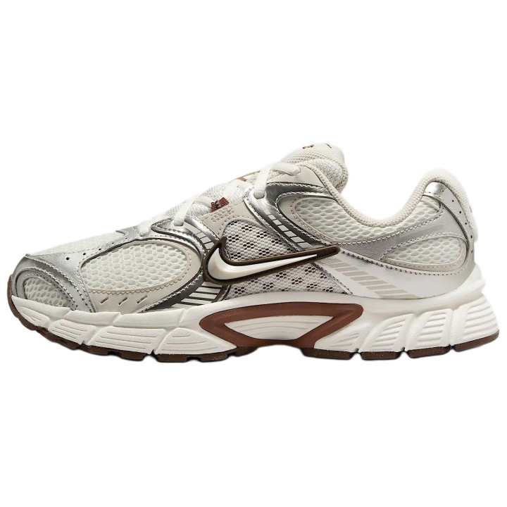 Nike Nike V5 RNR Soft And Comfortable Mesh, Textile Breathable Low top Running Shoes Women's White Brown