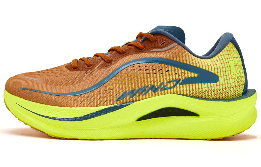 QIAODAN Strong Wind 2.0 Cushioning Slip Resistant Abrasion Resistant Low top Marathon Racing Running Shoes Men's