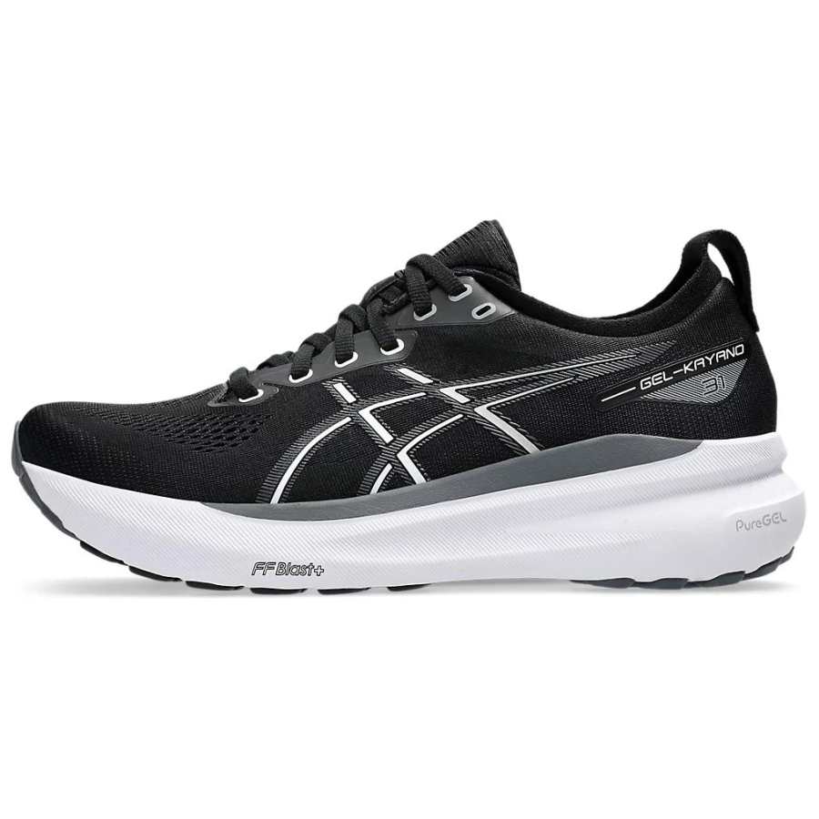 ASICS Gel Kayano 31 Low top Casual Running Shoes Men's Black White