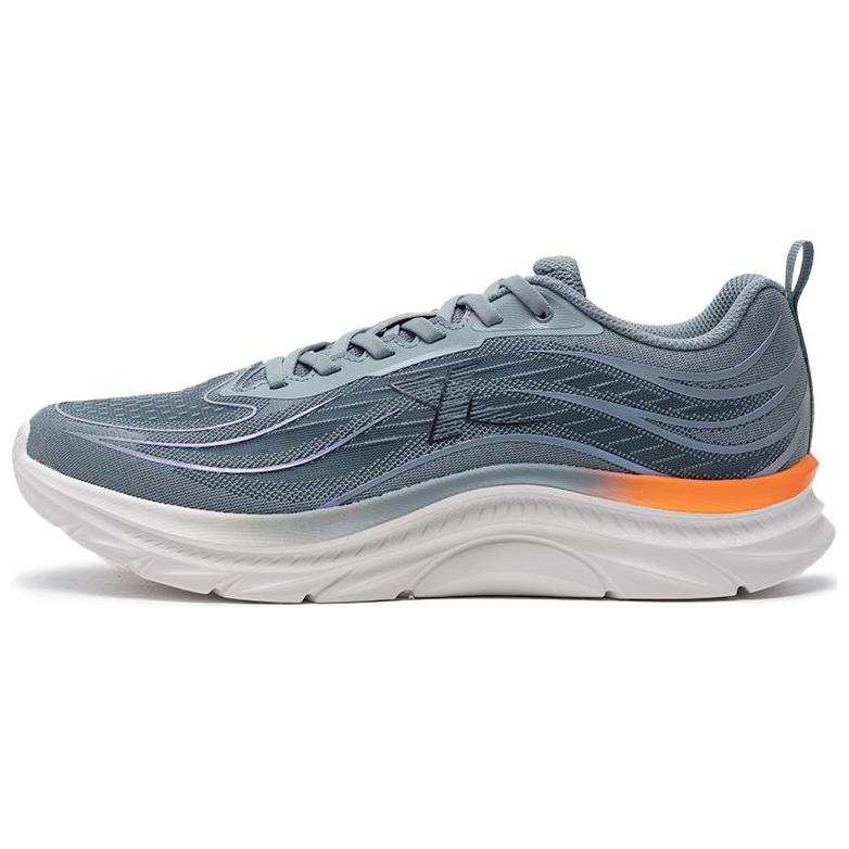XTEP Breathable Mesh Cushioning Slip Resistant Low top Casual Running Shoes Men's Blue