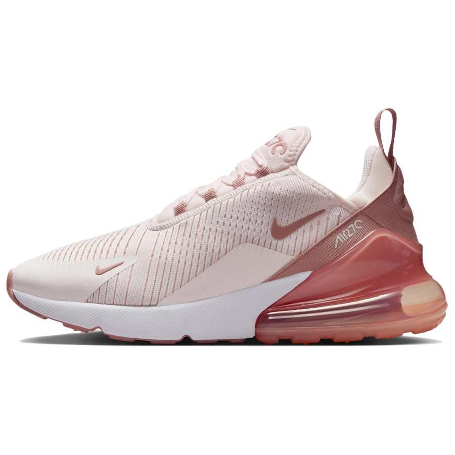 Nike Nike Air Max 270 Abrasion Resistant Low top Casual Running Shoes Women's Pink