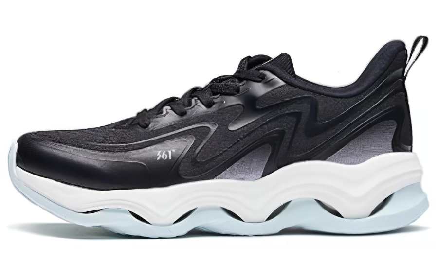 361° Slip Resistant Abrasion Resistant Low top Running Shoes Women's Blue Black