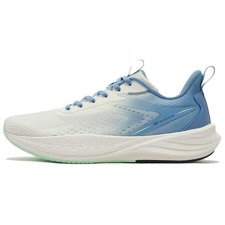 361° Breathable And Wear resistant Low top Casual Running Shoes Men's White Blue