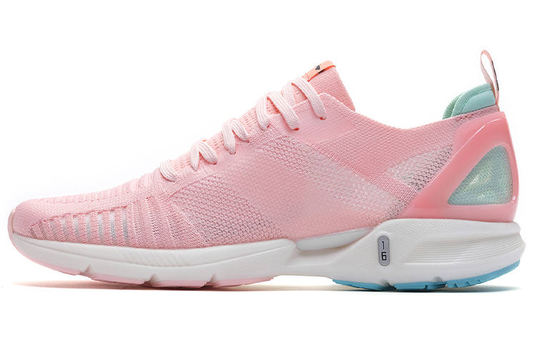 Li-Ning Li Ning Super Light 16 Breathable Low top Running Shoes Women's Pink Blue