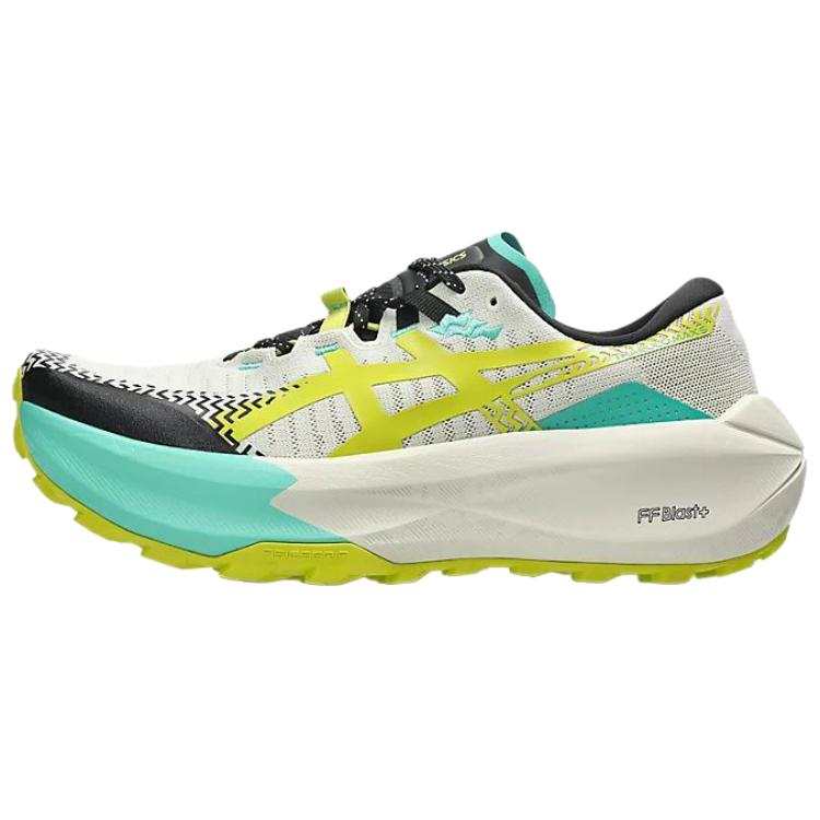 ASICS TRABUCO MAX 5 Trail Running Shoes Men's Beige Yellow