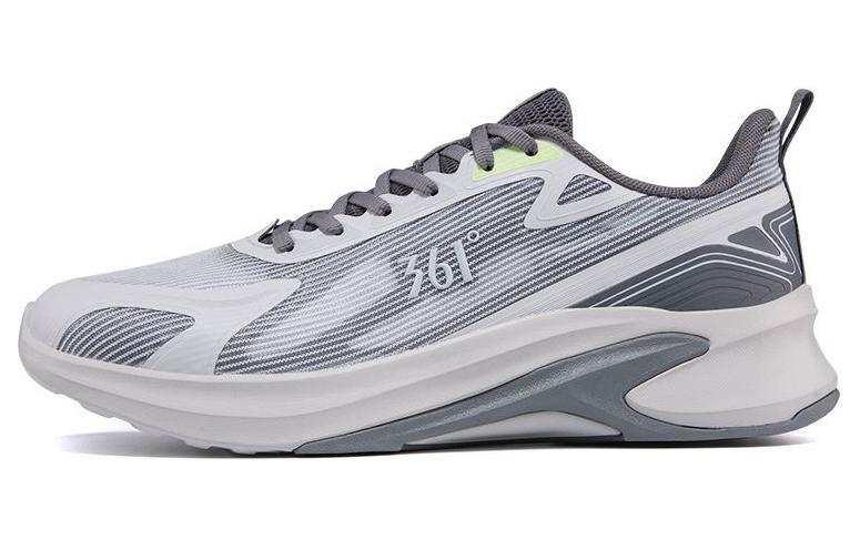 361° Abrasion Resistant Breathable Abrasion Resistant Breathable Low top Casual Running Shoes Men's Gray