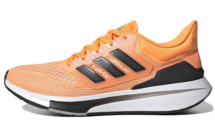 Adidas Adidas EQ21 Run Fabric Slip Resistant, Abrasion Resistant, Breathable Low top Running Shoes Men's Orange