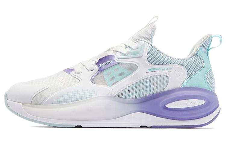 QIAODAN Cushioning Slip Resistant Low top Running Shoes Men's Jordan White/Tranquil Blue