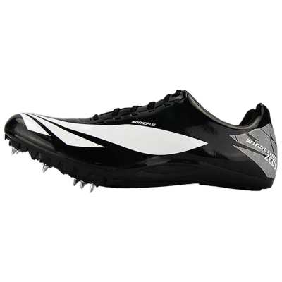 Winglized Slip Resistant Abrasion Resistant Low top Sprint Running Shoes Unisex Obsidian Black