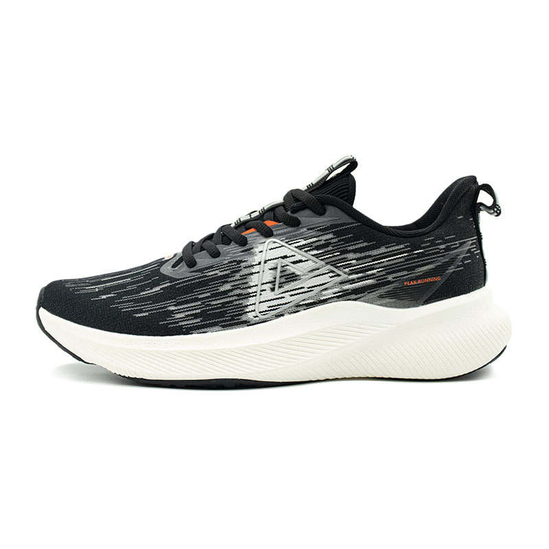 PEAK Wing Shadow 2.0 Cushioning Breathable Lightweight Low top Casual Running Shoes Men's Black Beige White