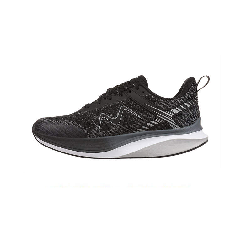 MBT MBT Mesh, Textile Breathable Coverage Rebound Breathable Coverage Rebound Low top Running Shoes Men's Black