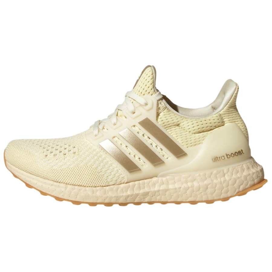 Adidas Adidas Ultra Boost 1.0 Slip Resistant Abrasion Resistant Low top Casual Running Shoes Unisex Beige