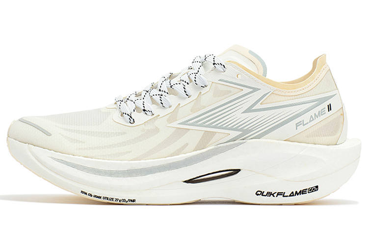 361° Feiran 2 Slip Resistant Abrasion Resistant Low top Running Shoes Unisex Feather White