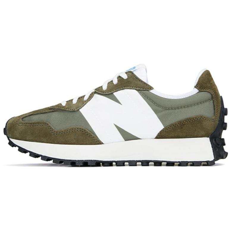 New Balance New Balance NB 327 Comfortable Fabric Low top Casual City Commuting Running Shoes Unisex Army Green