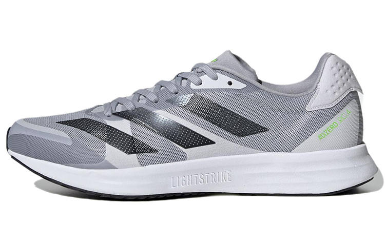 Adidas Adidas Adizero RC 4 Fabric Cushioning Breathable Lightweight Low top Casual Training Running Shoes Men's Gray Black
