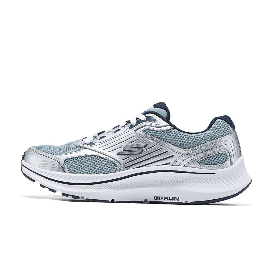 Skechers Go Run Consistent 2.0 Low top Running Shoes Men's Silver